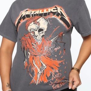 FASHIONOVA Metallica graphic tee